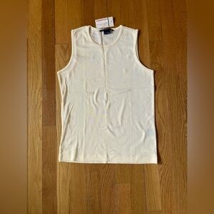 Polo by Ralph Lauren Cream Tank Top